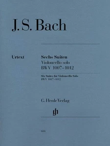 JS Bach 6 Suites for Violoncello Solo BWV 1007-1012 Sheet Music Cello 051480666 - Picture 1 of 1