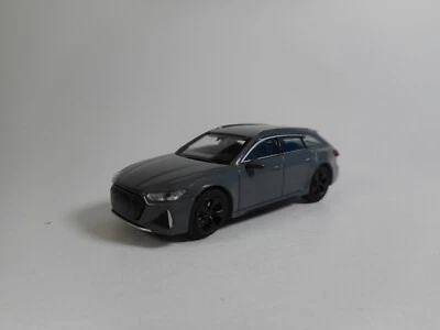 Minichamps 1:87 2019 Audi RS 6 Avant Grigio Modello Finitto - Immagine 1 di 4