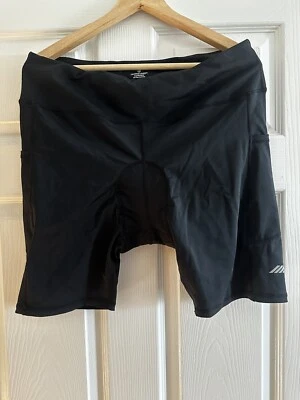 aero tech designs Plus Size 女式骑行短裤 2XL 黑色 — 第 1/2 张图片