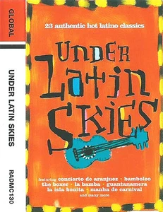 Various ‎Under Latin Skies CASSETTE ALBUM Batucada Flamenco Mambo Feliciano  - Picture 1 of 6