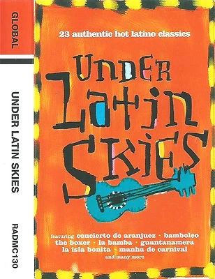 Various ‎Under Latin Skies CASSETTE ALBUM Batucada Flamenco Mambo Feliciano  - Image 1 of 4