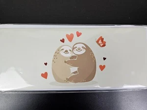 Valentines Day Panoramic 3D Greeting Card - Sloth Love New in Package - Picture 1 of 3