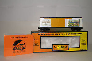 MTH RAIL KING O SCALE #30-74126 FORBES FIELD 40' DOUBLE DOOR BOX CAR