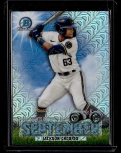 2023 Bowman - Mirini su settembre rifrattore Mojo #SOS-11 Jackson Chourio (RC) - Foto 1 di 2