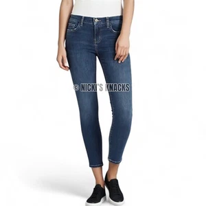 Jeans stiletto Current Elliott taglia 25 denim elasticizzato indie vita bassa invecchiato - Foto 1 di 9