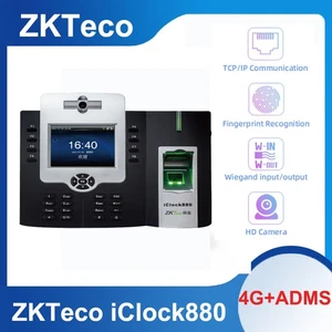 ZKTeco iClock880 4G TCP/IP Biometric Fingerprint Time Attendance Machine w ADMS - Picture 1 of 7