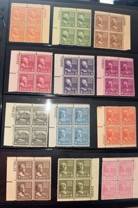 1930’s -1970’s US Stamp Plate blocks MNH OG - Picture 1 of 23
