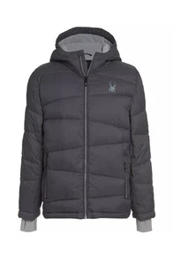 Spyder Big Boys Nexus Boy Size XL Gray Puffer Full Zipper Jacket - Picture 1 of 11