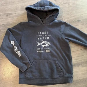 Sudadera con capucha mediana Columbia para niños “Primero en el agua” - Imagen 1 de 4