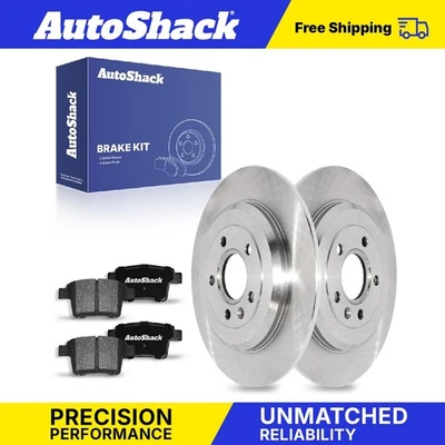 Rear Brake Rotors Ceramic Pads for Ford Five Hundred Freestyle Taurus X V6 - Image 1 of 4