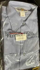 Neu Flying Cross Herren Kurzarm Uniform Hemd, hellblau Größe 15,5 - Bild 1 von 4