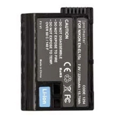 Batería Promaster EN-EL15c - no funciona con cierre Z8 o Zf Foto 1 de 2