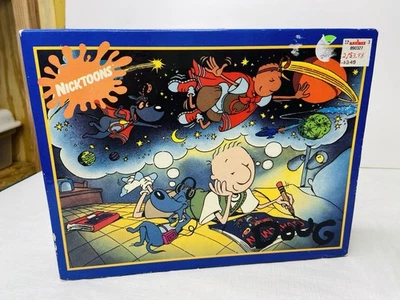 1991 Vintage (NICKTOONS) "DOUG" {PORKCHOP} Jigsaw Puzzle RARE! Mtv Complete - Image 1 of 4