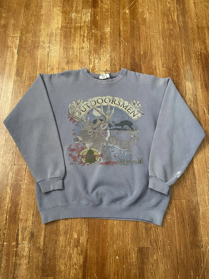 Sudadera De Colección Field Master Exterior Naturaleza Gráfica Cuello Redondo Adulto Grande EE. UU. Foto 1 de 4