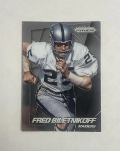 2014 Prizm Fred Biletnikoff #195 Silver Oakland Raiders - Foto 1 di 2