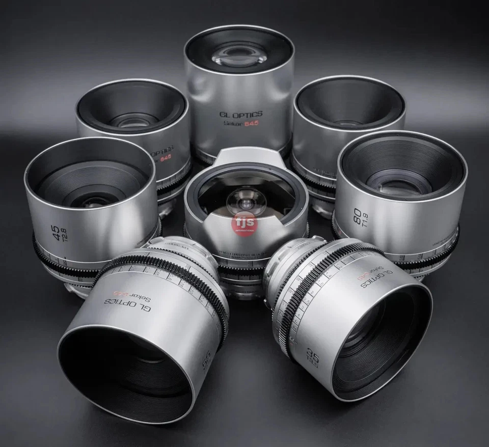 JUEGO DE 8 ÓPTICAS MAMIYA SECTOR 645 GL:24, 35, 45, 55, 70, 80, 110, 150mm Foto 1 de 1