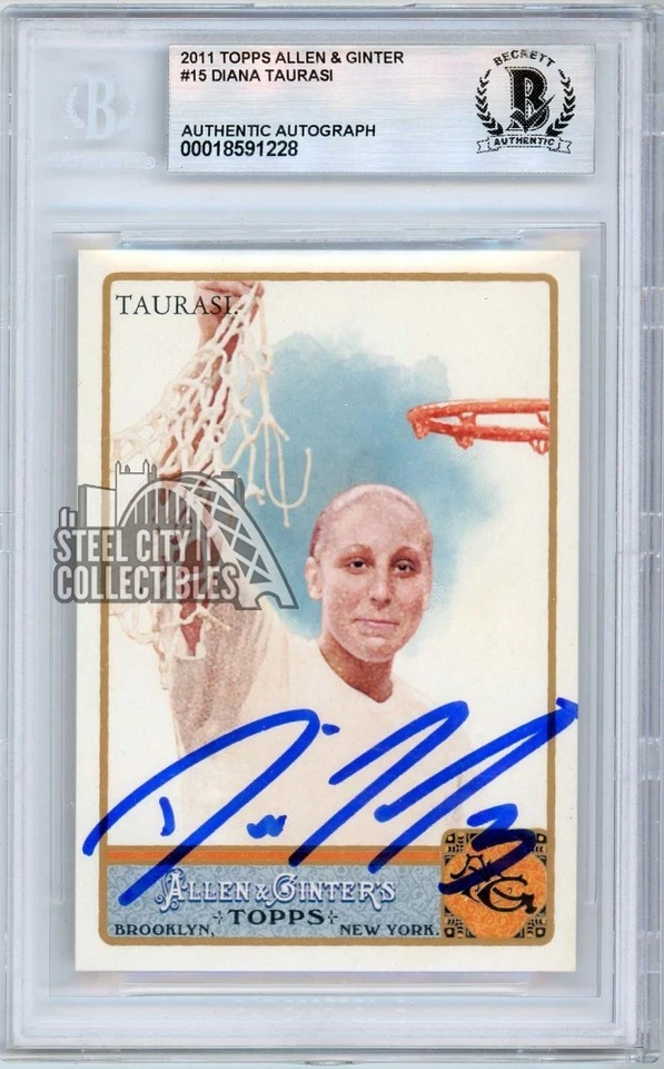 Diana Taurasi 2011 Topps Allen & Ginter Autograph Card #15 BAS - Image 1 of 1