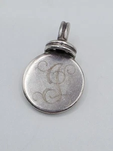 Sterling Silber 925 Buchstabe "g" Anhänger - Bild 1 von 10