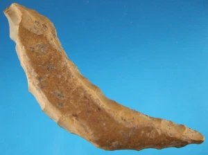 Sehr feines authentisches Kentucky Paleo unifaced Messer mit SCA COA Pfeilspitzen - Bild 1 von 3