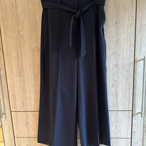 RAFFAELLO ROSSI Agatha Cropped Pants wide leg HOSE Bindeband Marine Blau - Bild 1 von 7