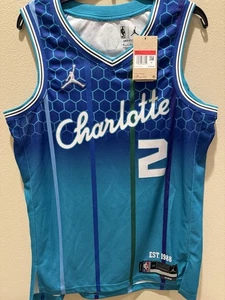 Nike Charlotte Hornets LaMelo Ball 2021-22 City Edition Trikot Größe 48 L - Bild 1 von 8