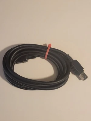 6-Pin Male to 6-Pin Male IEEE-1394a Firewire-400 Shielded Cable, Black - Image 1 of 3