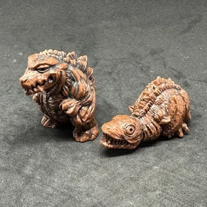 Gashapon Godzilla Netsuke Miniatur Figur 2er Set aus Japan - Bild 1 von 8