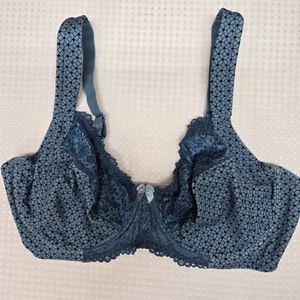Curve Muse Damen BH Übergröße ungefüttert Bügel Spitze mit gepolsterten Trägern 44C - Bild 1 von 8