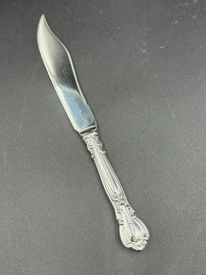 CUCHILLO DE PESCADO INDIVIDUAL CHANTILLY BY GORHAM PLATA ESTERLINA 7 5/8 PULGADAS Con monograma Foto 1 de 4