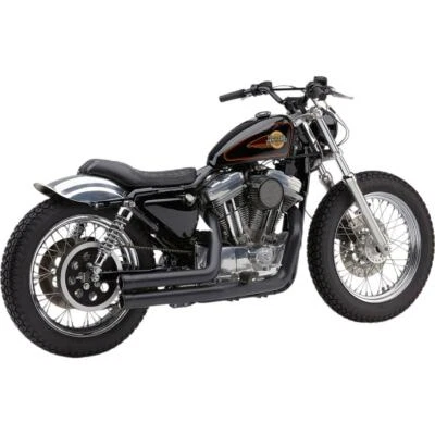 Sistema de escape Cobra USA 6704B negro Speedster 909 2-2 Harley Sportster XL 07-13 Foto 1 de 2