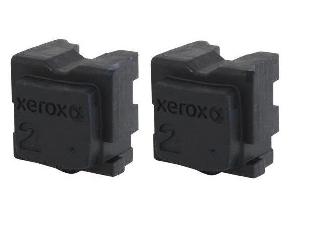 01- Genuine Xerox ColorQube 8570/8580 Cyan Solid Ink 2 Ink Sticks - Image 1 of 1