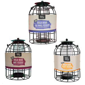 BIRD FEEDERS - GREEN - CAGED SQUIRREL GUARD TYPE - CHOICES - BUNDLE DEALS