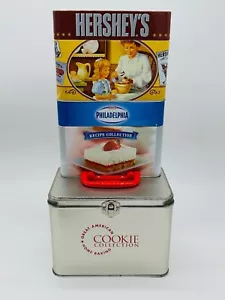 3 Tin Recipe Cards - Great American Cookie Collection, Philadelphia & Hershey - Picture 1 of 9