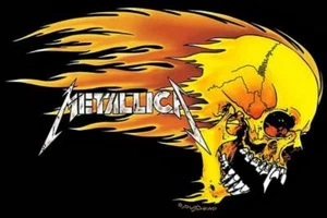 Metallica : Flaming Skull - Maxi Poster 91.5cm x 61cm new and sealed - Picture 1 of 1