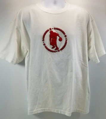 Camisa Vintage Limitada Reebok Allen Iverson I3 Blanco Rojo Logo 100% Algodón XL Hombre Foto 1 de 4