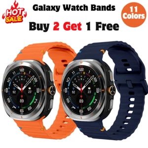 Correa Silicona Original para Reloj Samsung Galaxy Ultra Correa 47mm Serie 7 6 5 4 - Imagen 1 de 20