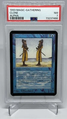 Mtg GRADED VINTAGE 1993 Magic The Gathering CLONE Alpha PSA 7 NM - Image 1 of 2
