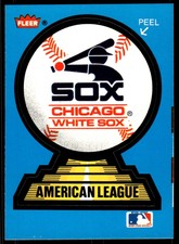 1987 Fleer Team Stickers Los Angeles Dodgers Chicago White Sox #NNO