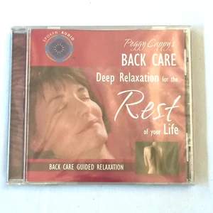 PEGGY CAPPY CD GUIDED RELAXATION BACK CARE REST REFRESH SPOKEN AUDIO 2006 - Imagen 1 de 7
