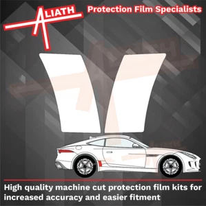 Fits Jaguar F Type SVR Rear Skirt Arches CLEAR Stone Chip Paint Protection Film - Picture 1 of 3