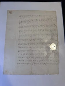 Antike Landurkunde 1797 Kentucky George Lewis Ebenezer Smith Platt - Bild 1 von 8