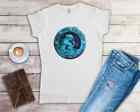 Zodiac Watercolours 12 Designs Ladies Fitted T Shirt Small-2XL 4 Colours