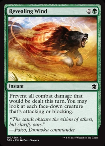Dragons of Tarkir - Revealing Wind - Foil - Image 1 of 1