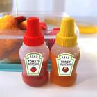 2x Mini Tomato Ketchup Bottle Portable Sauce Container Hiking Dressing X5J2
