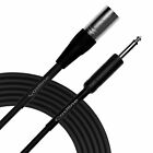  Castline Silver XLR male to 1/4" TS Patch Cable Mogami 2582