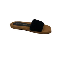 Stuart Weitzman Cammy Slide Sandal Size 6.5 Color Black - Picture 1 of 5