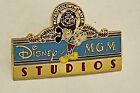 Vtg Disney MGM Studios MICKEY MOUSE Gold Tone Lapel Trading Pin Clapboard Movies