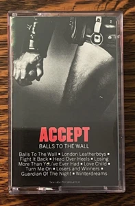 CASSETTE TAPE~ ACCEPT~ 1984~ BALLS TO THE WALL - Imagen 1 de 6