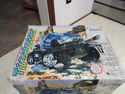 VTG Radio Shack Trespasser 4x4 F-150 Truck Dual Motor 4WD 1/8th SCALE  - Image 1 of 4