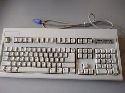 Keytronic E03601PS21PK-C 104 Key PS/2 Keyboard - Image 1 of 4